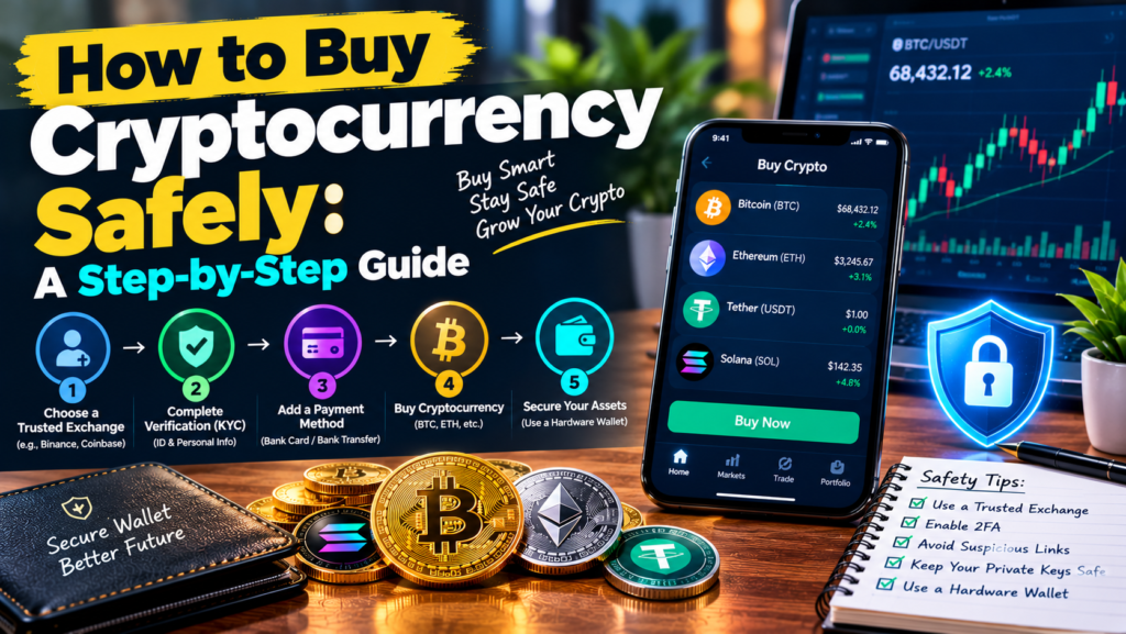 How to Buy Cryptocurrency Safely: A Step-by-Step Guide